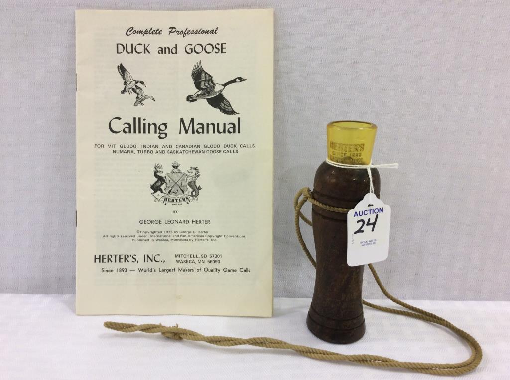 Herters Duck Call w/ Booklet (Showcase Not