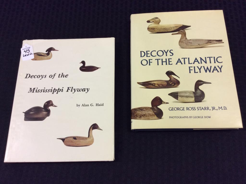 Lot of 2 Hard Cover Decoy Books Including