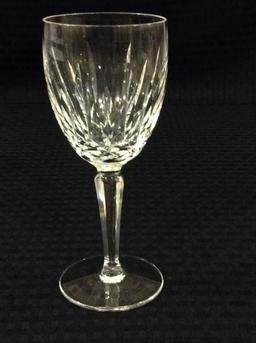 Lot of 8 Waterford Crystal Wines