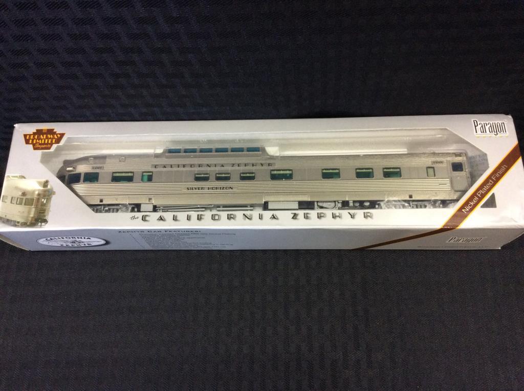 Lot of 3 HO Scale California Zephyr CB&Q Cars-NIB