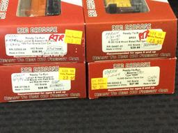 Lot of 8 Red Caboose HO Scale Train Cars-NIB