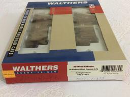 Lot of 4 Walthers HO Scale 2 Pack Cars-NIB