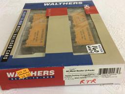 Lot of 4 Walthers HO Scale 2 Pack Cars-NIB