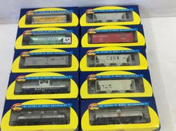 Lot of 10 Athearn HO Scale Train Cars-NIB