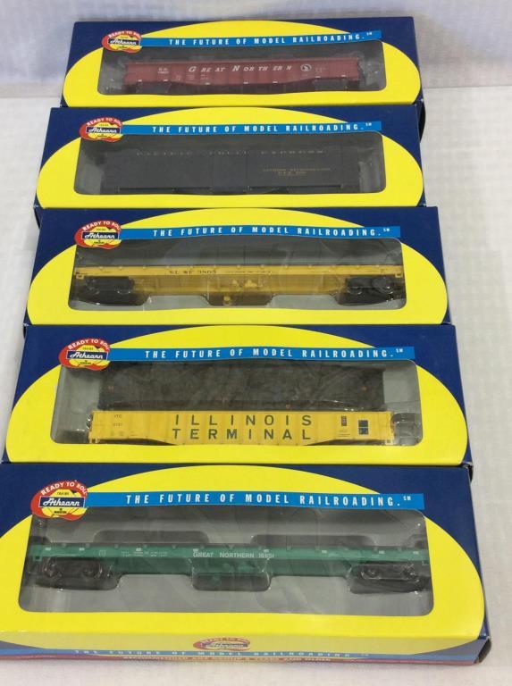 Lot of 10 Athearn HO Scale Train Cars-NIB