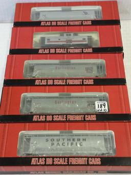 Lot of 10 Atlas HO Scale Freight Cars-NIB