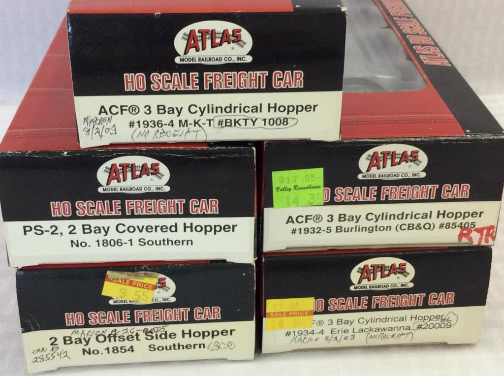 Lot of 10 Atlas HO Scale Freight Cars-NIB