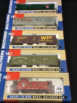 Lot of 10 Walthers HO Scale Train Cars-NIB