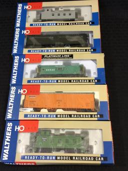 Lot of 10 Walthers HO Scale Train Cars-NIB