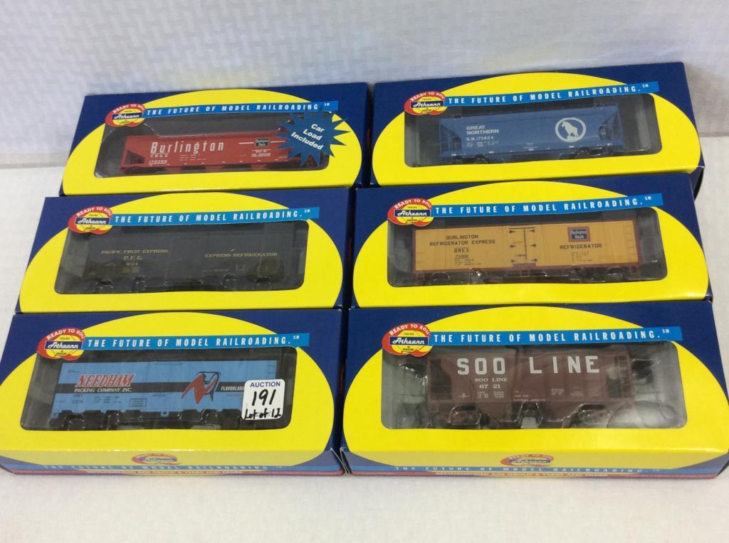 Lot of 12 Athearn HO Scale Train Cars-NIB