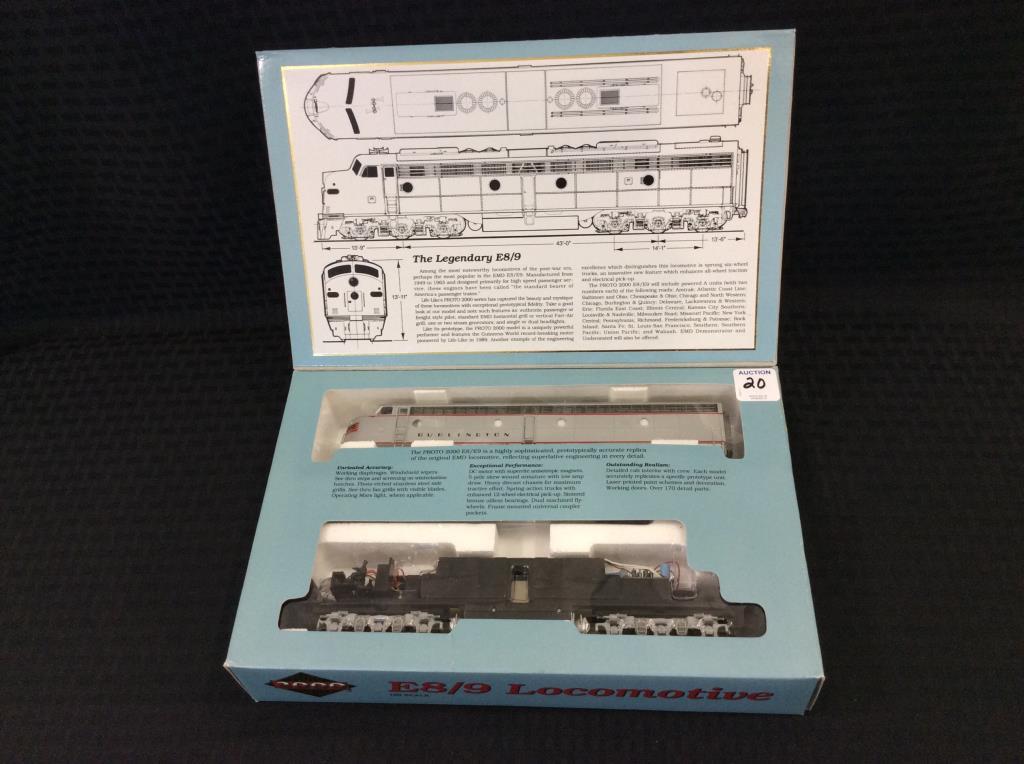 Proto 2000 Series HO Scale E8/9 Locomotive-NIB