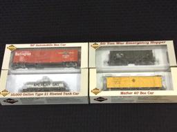 Lot of 10 Proto 2000 Series HO Scale Train Cars-