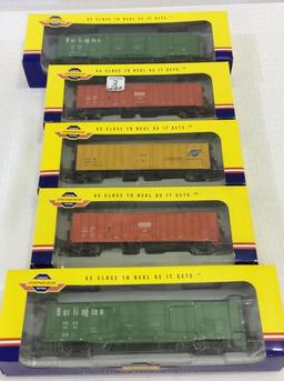 Lot of 5 Genesis From Athearn HO Scale Box Cars-