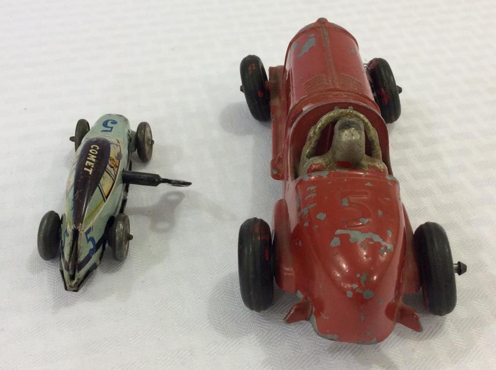 Lot of 2 Race Cars Including Metal Hubley w/