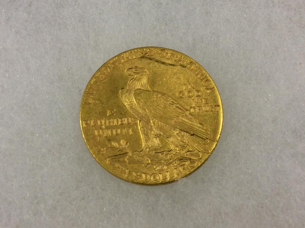 1911 Five Dollar Gold Piece (Showcase Not Included