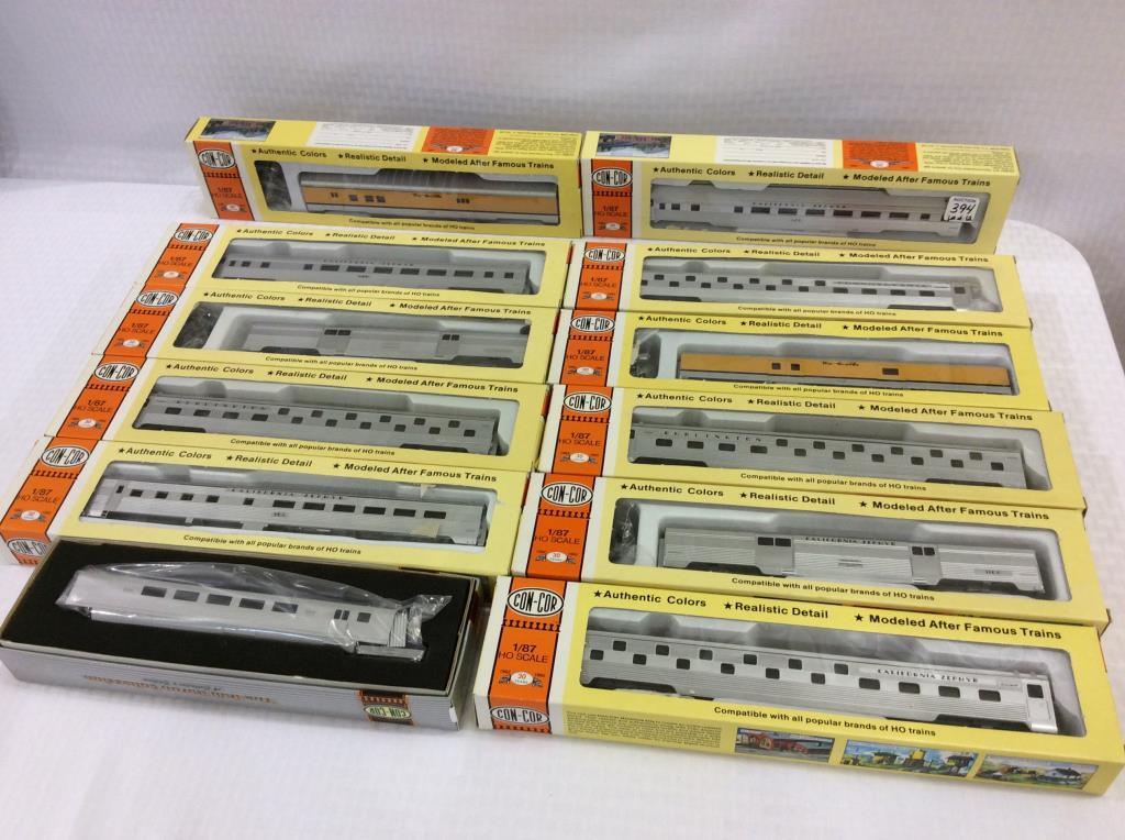 Lot of 12 Con-Cor HO Scale Freight Cars-NIB