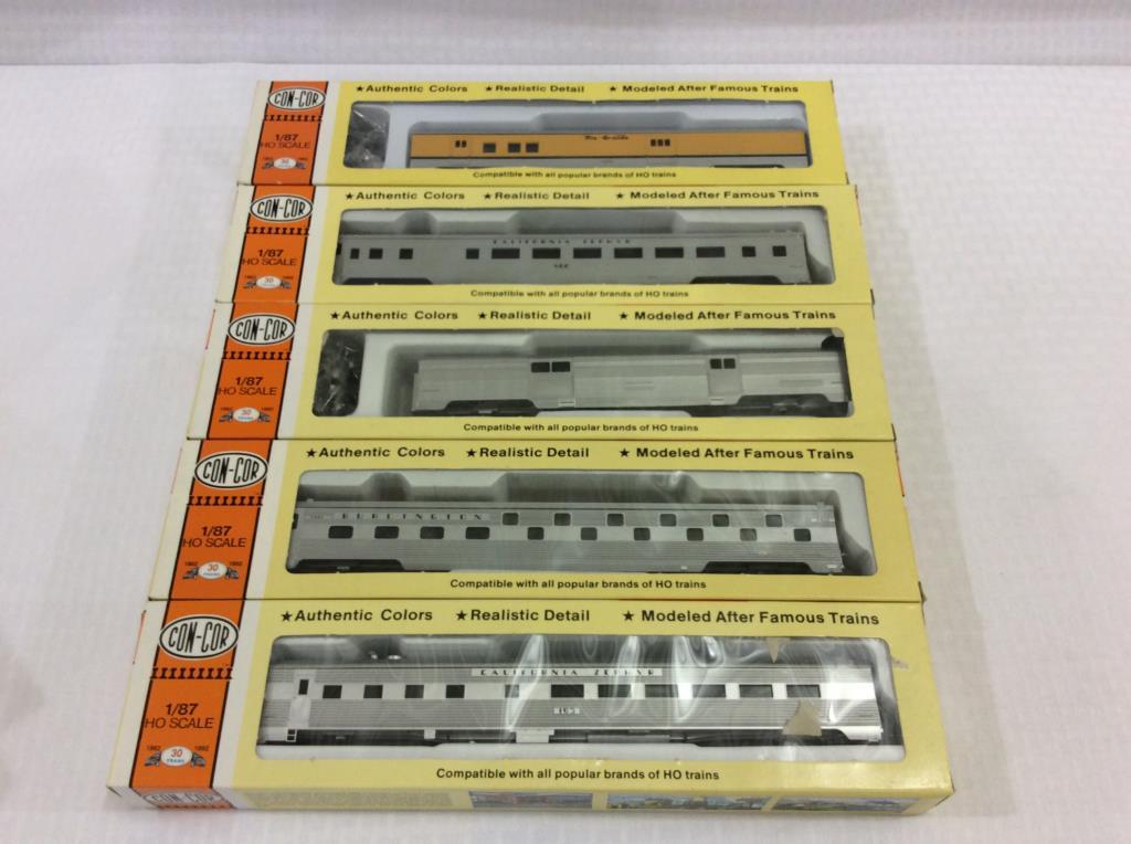 Lot of 12 Con-Cor HO Scale Freight Cars-NIB