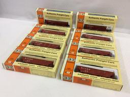 Lot of 8 Con-Cor 1/87th HO Scale Freight Cars-NIB