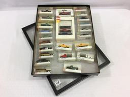 Lot of 23 Busch 1:87th HO Scale Vehicles-New in