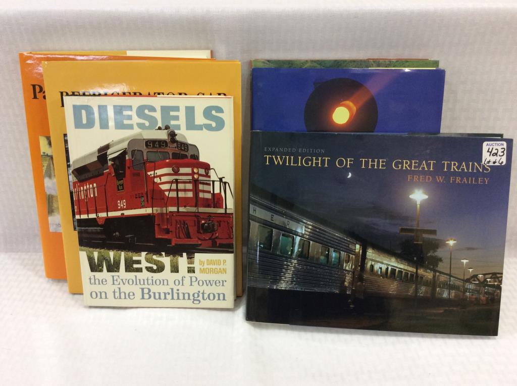 Lot of 6 Hard Cover RR Books Including