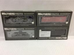 Lot of 9 Walthers Proto HO Scale RR Cars