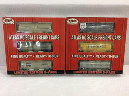 Lot of 2 Atlas HO Scale Freight Cars Limited