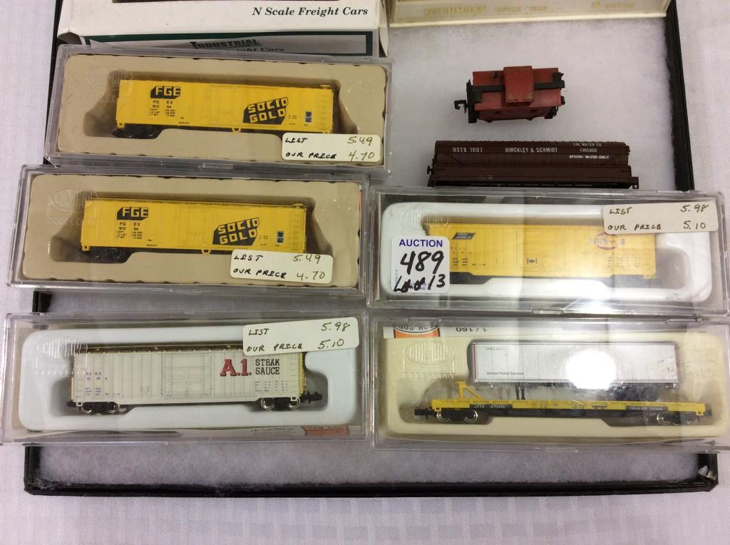 Lot of 13  N-Gauge Freight Cars-Most in