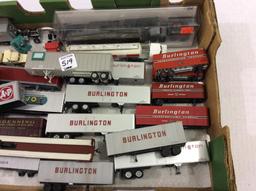 Group of Various HO Scale Train Cars