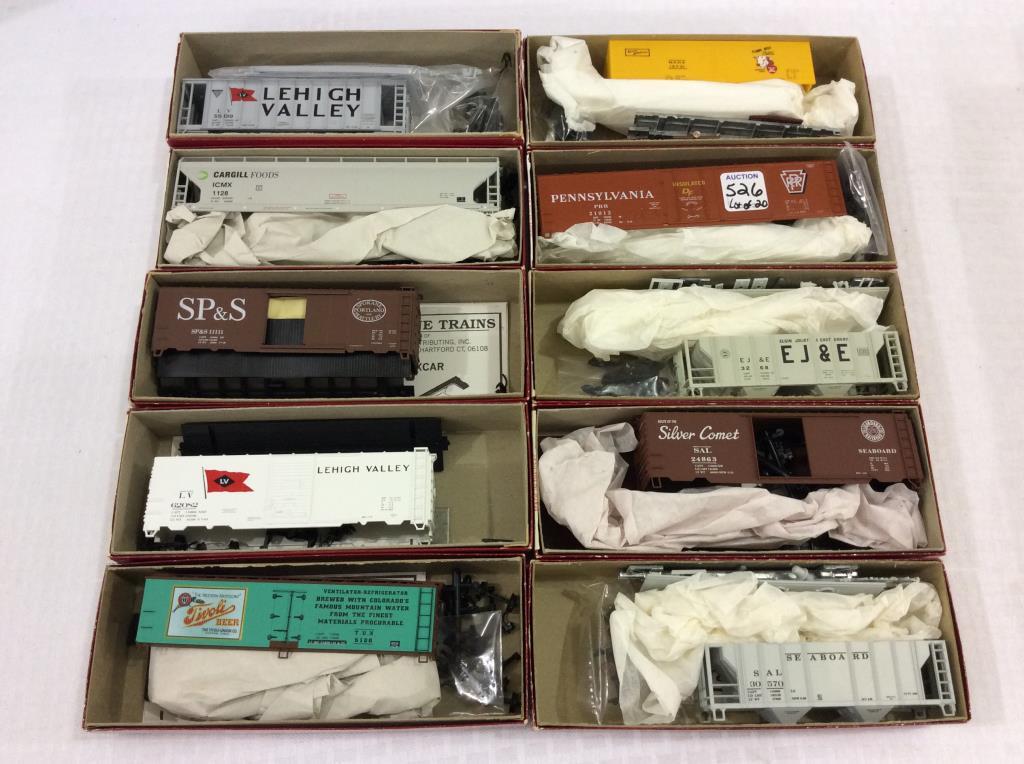 Lot of 20 Branchline Un-Assembled HO Scale