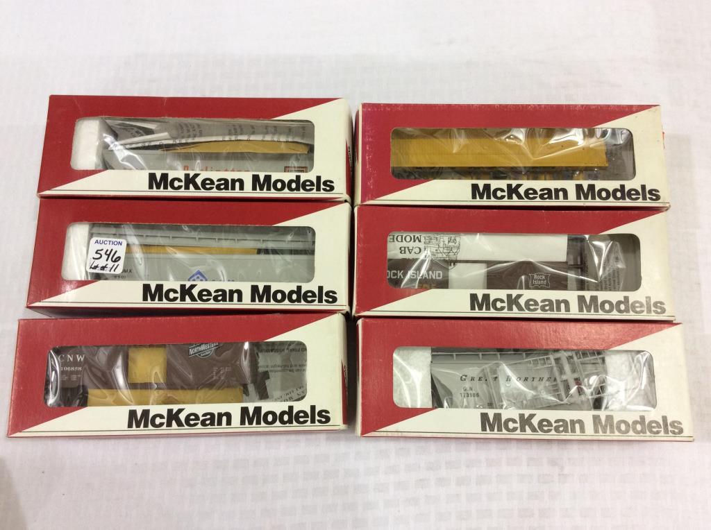 Lot of 11 Mostly McKean Models Un-Assembled HO