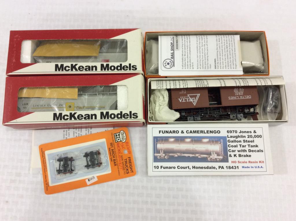 Lot of 11 Mostly McKean Models Un-Assembled HO