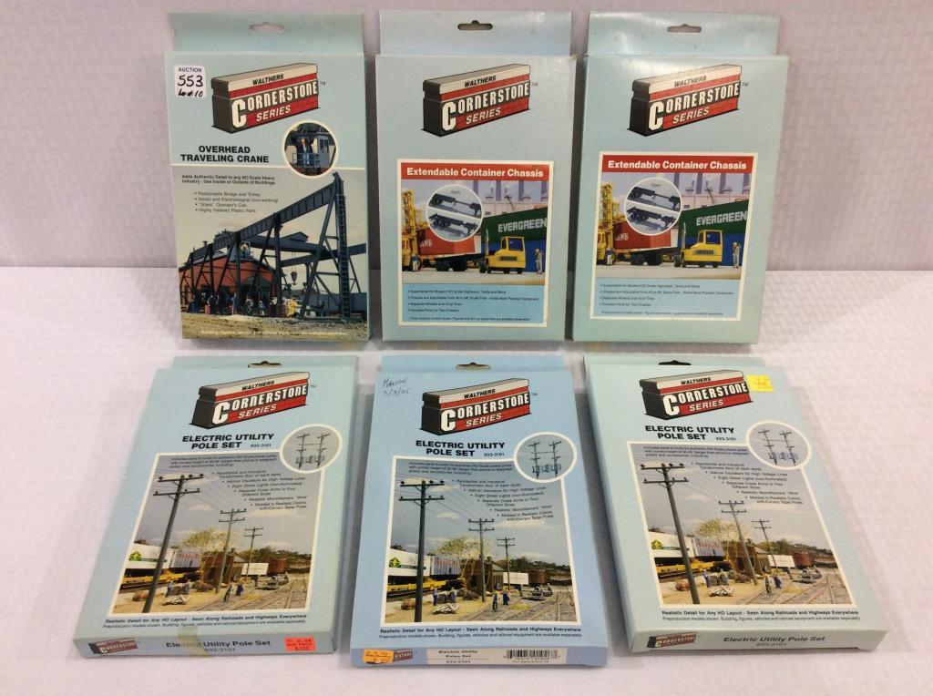 Lot of 10 Walthers Cornerstone HO Scale Structure