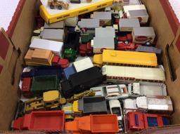 Group of Sm. Die Cast Vehicles, Trucks &