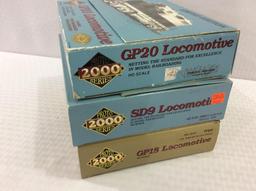 Lot of 3 Proto 2000 Series Locomotives in Boxes