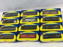 Lot of 12 Athearn HO Scale Model Train Cars-NIB