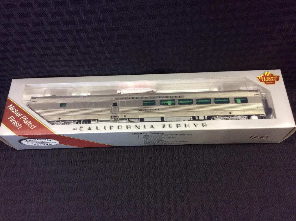 Lot of 2 HO Scale California Zephyr Cars-NIB