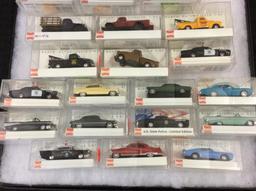 Lot of 28 Busch-Made in Germany 1:87th Scale