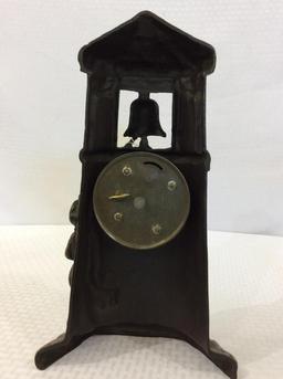 Metal Copper Bell Tower Design Wind Up Clock