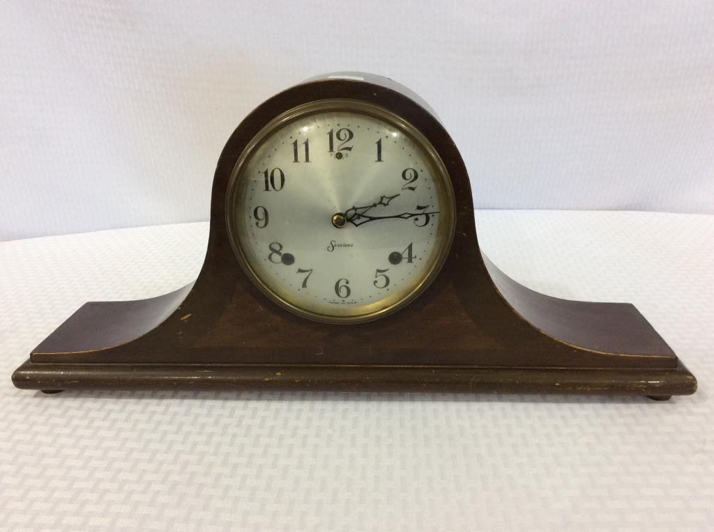 Sessions Keywind Mantle Clock w/ Key