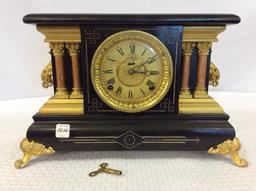 Keywind Mantle Clock w/ Key