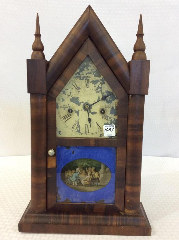 Waterbury Keywind Steeple Clock