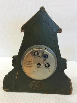 Lux Clock Mfg. Co. Village Mill Alarm Clock