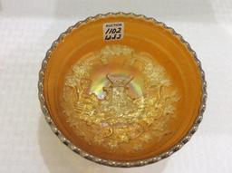 Lot of 2 Carnival Glass Pieces Including