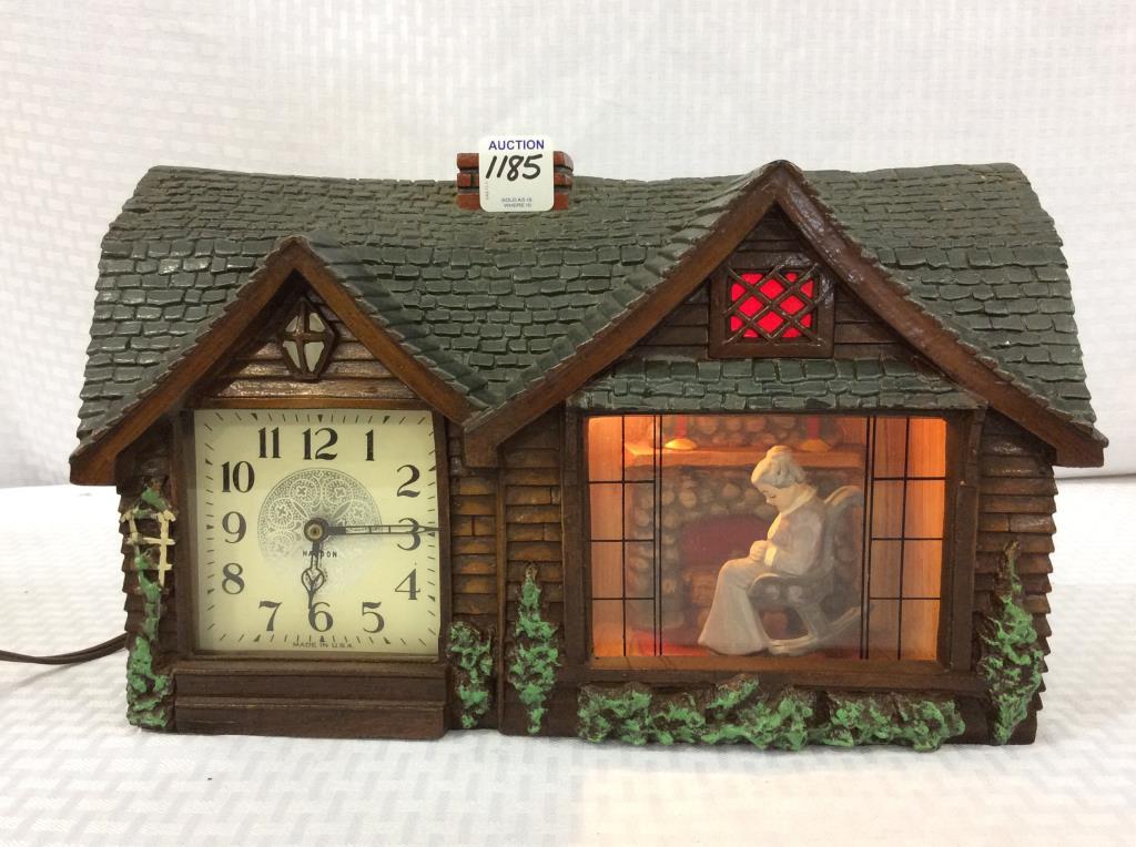 Electric Haddon Home Sweet Home Clock