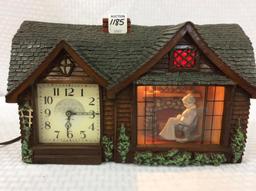 Electric Haddon Home Sweet Home Clock