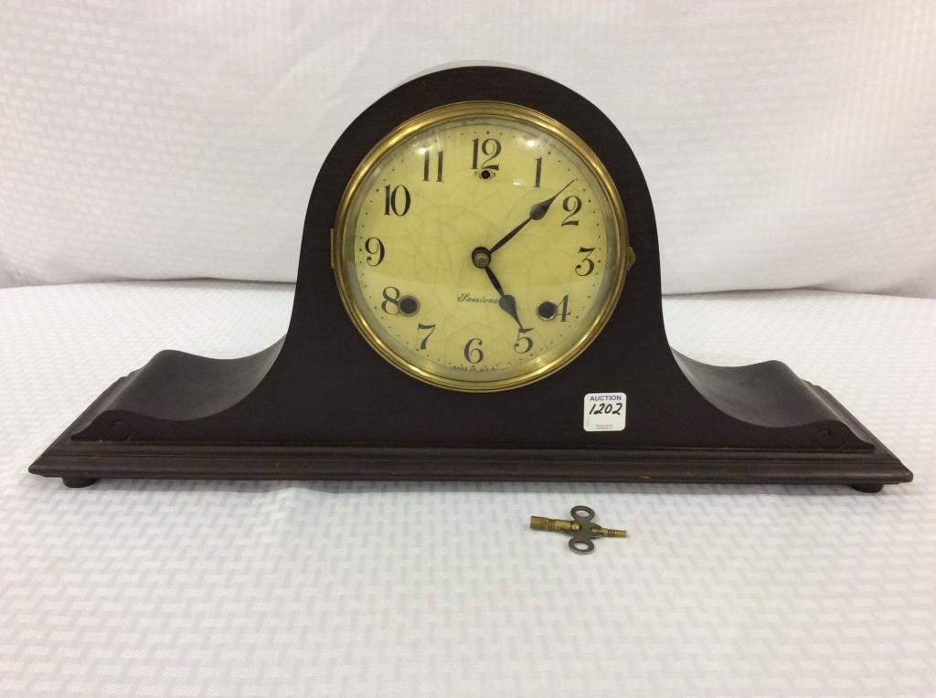 Sessions Keywind Mantle Clock w/ Key