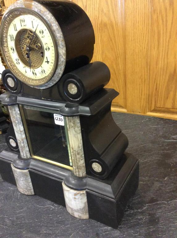 Very Heavy Iron & Marble Keywind Clock