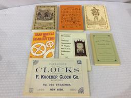 Approx. 25 Various Clock Brochures Including