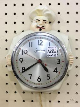 Lot of 2 Electric Wall Hanging Kitchen Clock