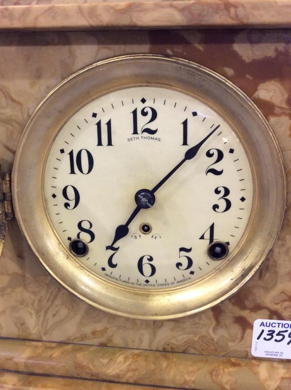 Seth Thomas Keywind Mantle Clock w/ Key